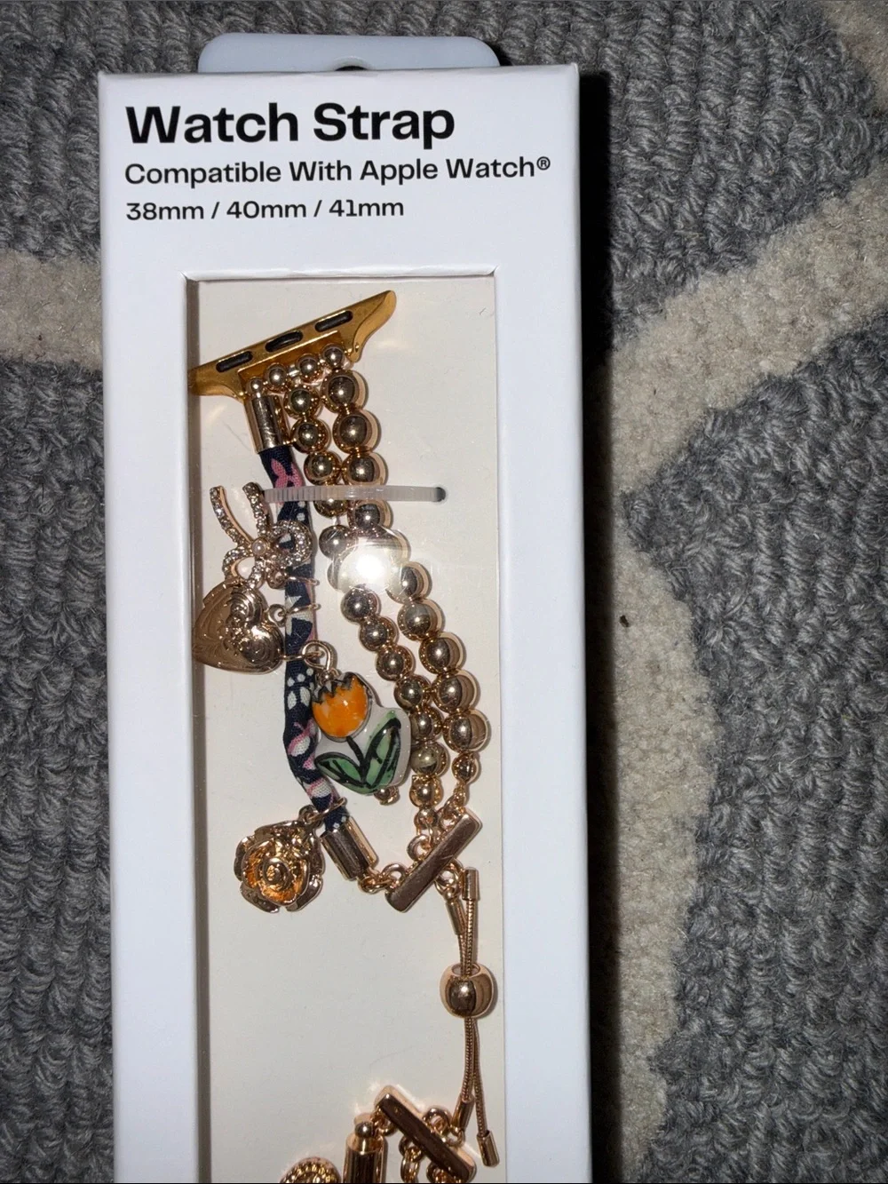Nordstrom Rack Rose Gold Charm Apple Watch Band 38/40/41mm